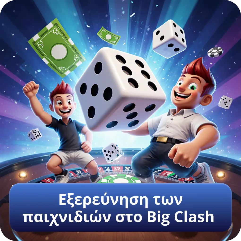 Εξερεύνηση όλων των παιχνιδιών στο Big Clash Casino