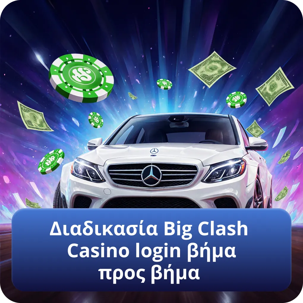 Διαδικασία σύνδεσης Big Clash Casino βήμα προς βήμα