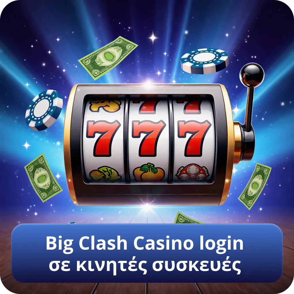 Big Clash Casino login σε κινητά και tablets